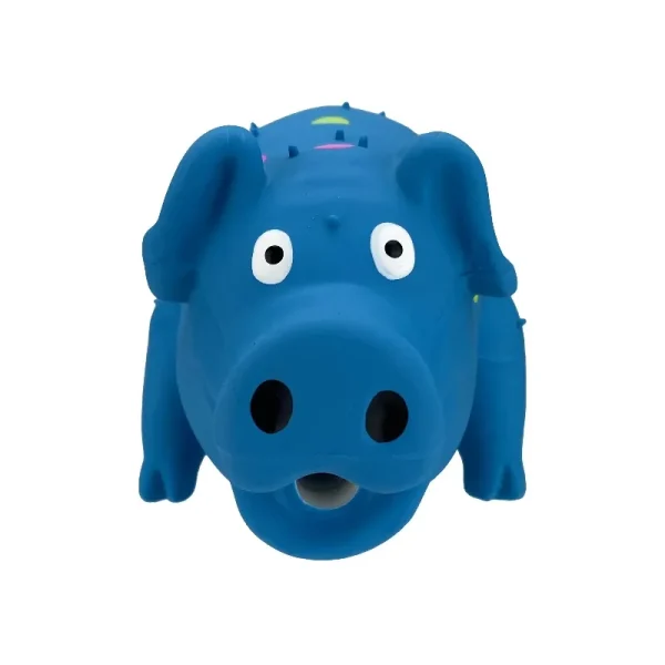 Multicolor Pig Latex Dog Toy