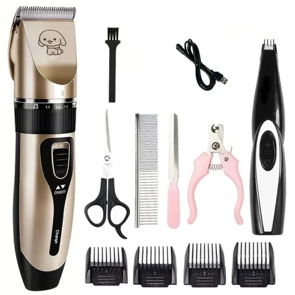 Rechargeable Electrical Pet Clipper Professional Grooming Kit