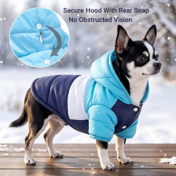 Warm Padded Hooded Winter Pet Coat