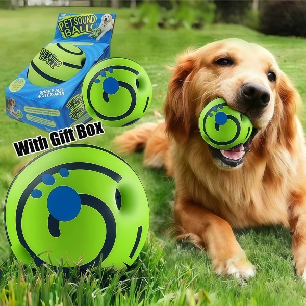 Interactive Wobble Giggle Glow Dog Toy Ball
